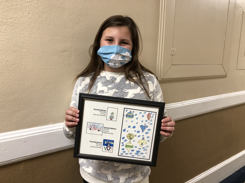 2020 Christmas Card Art Contest Jamesville Elementary