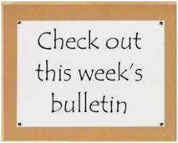 weekly announcements