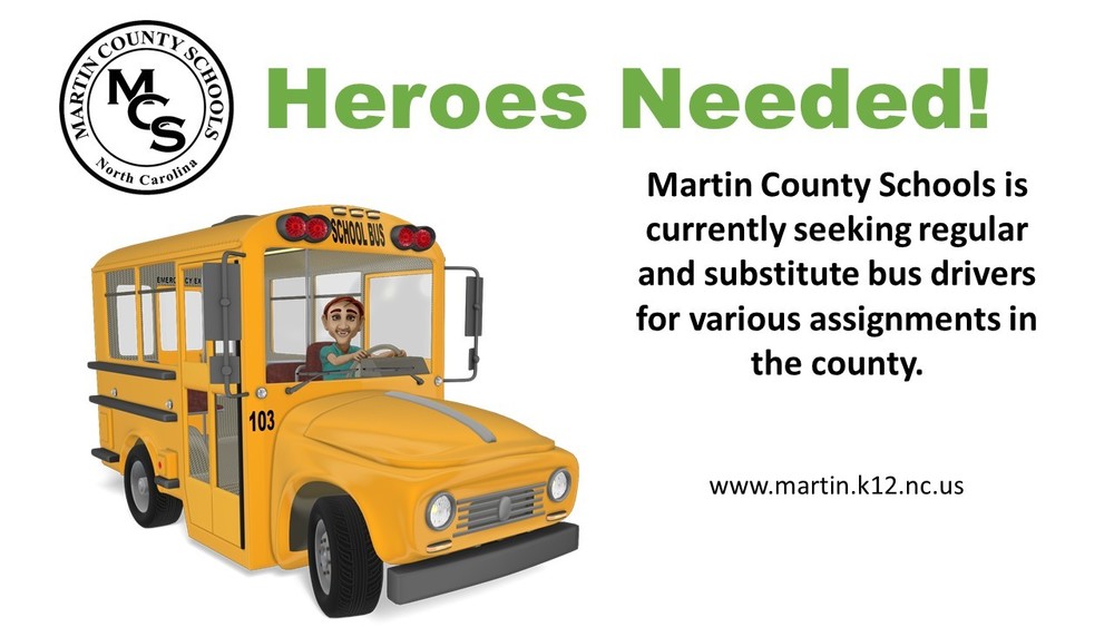 Regular and Substitute Bus Drivers Needed
