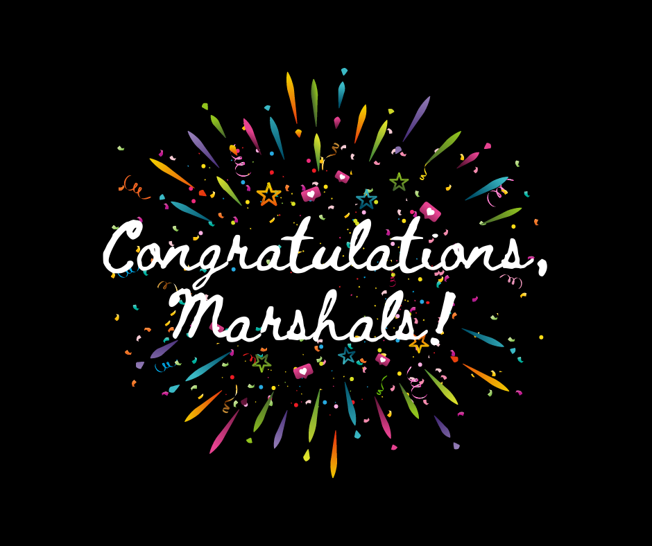 Congratulations, Marshals