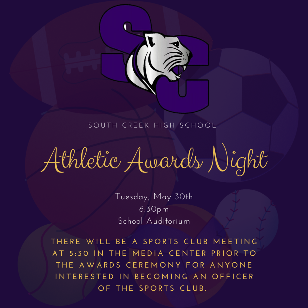Athletic Awards Night South Creek High School