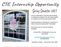 Internship for Spring Semester