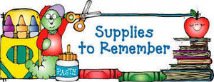 JES - 1st Grade Supply List -2020-2021