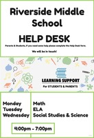 RMS Help Desk Schedule