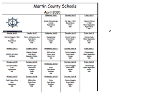 MCS Lunch Menu