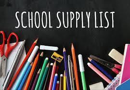 Updated-5th Grade Supply List