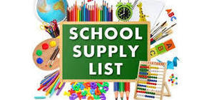 JES - School Supply List - 5th Grade - 2019-2020