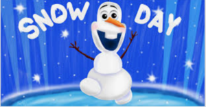 No School-SNOW DAY