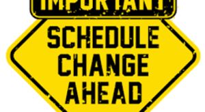 Adjusted Lunch Schedule - As Of 02-20-2020